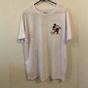 Disney White Mickey Mouse Men's T-Shirt